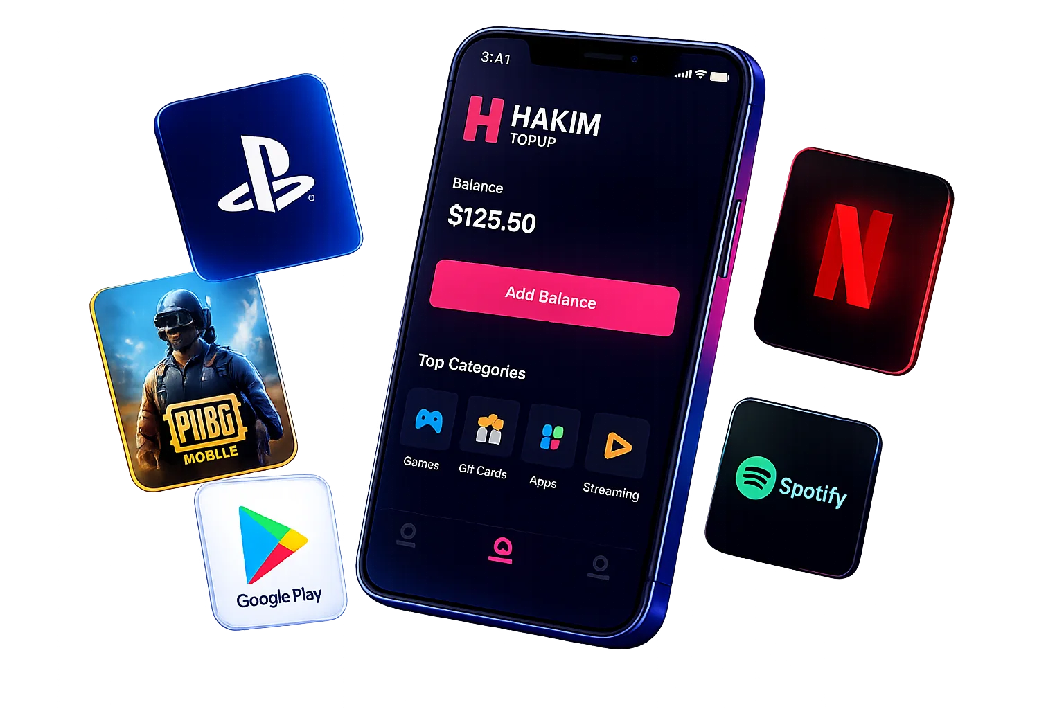Top up your wallet